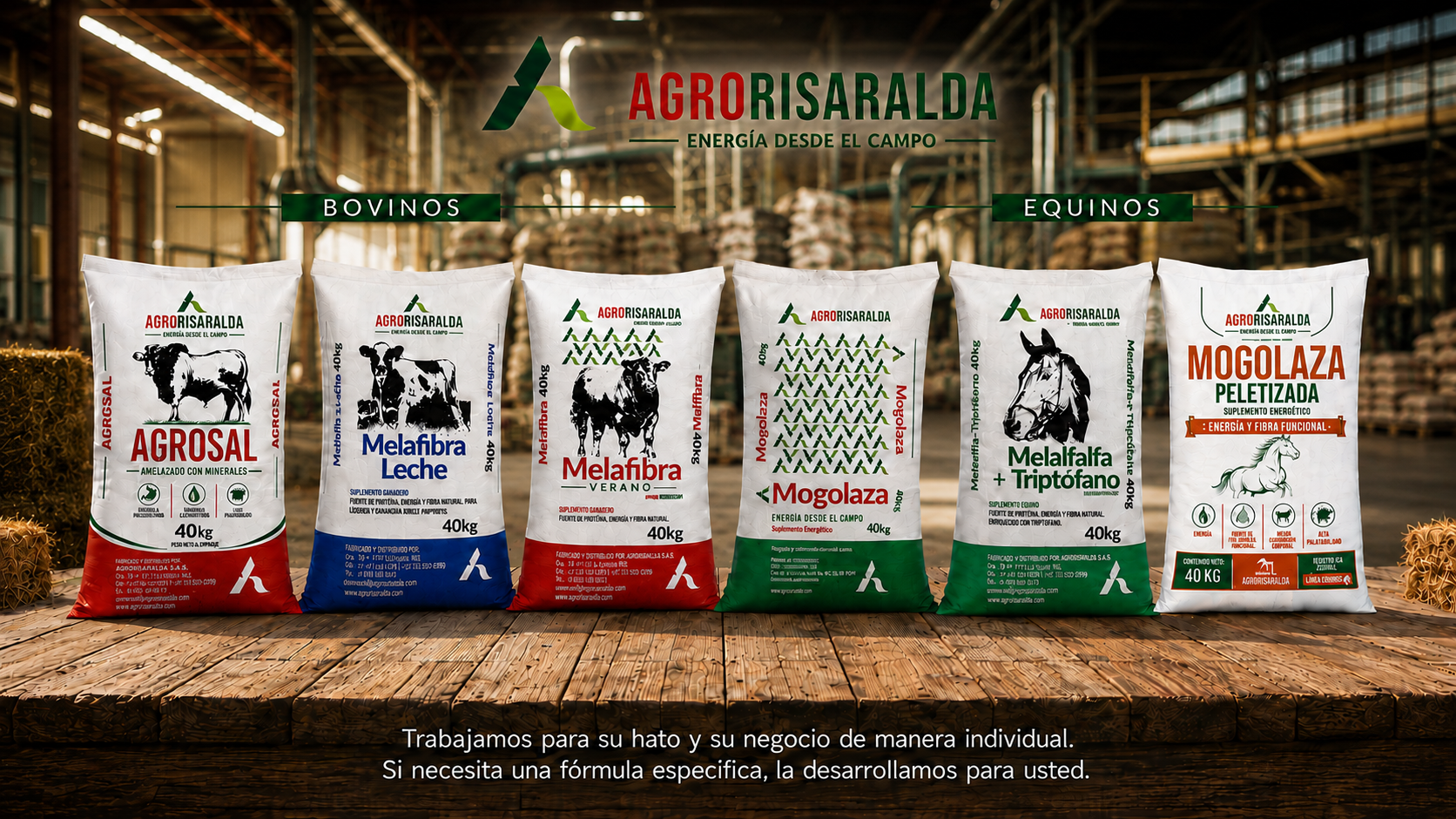 Portafolio Agro Risaralda para bovinos y equinos