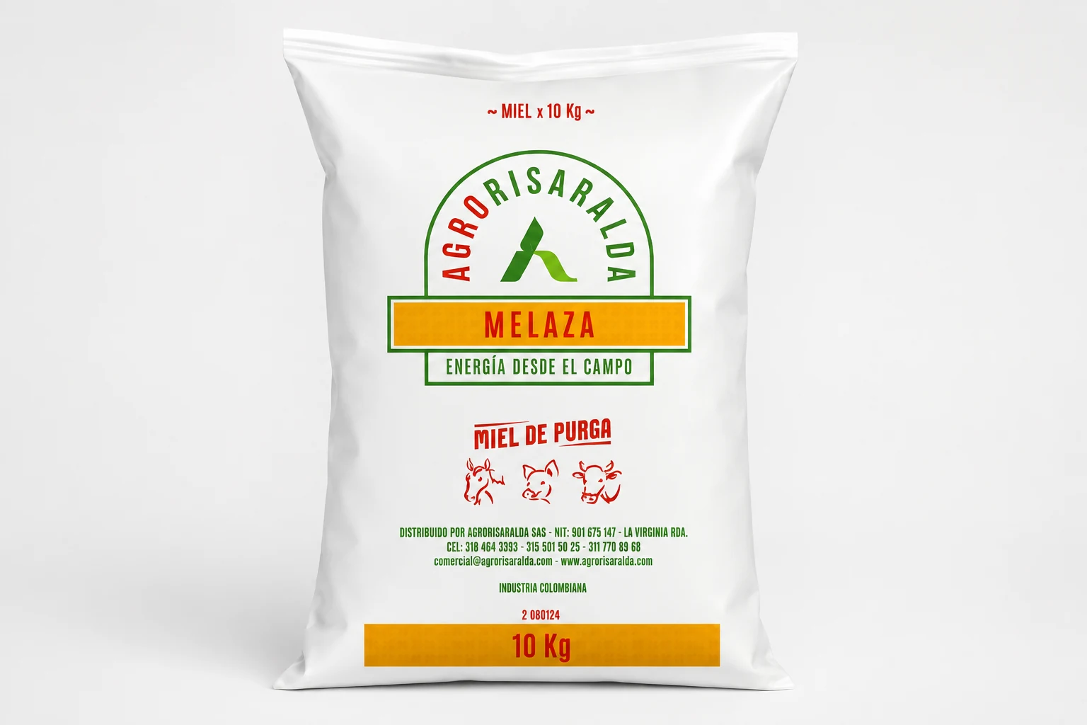 Melaza Miel de purga Agro Risaralda 10 kg