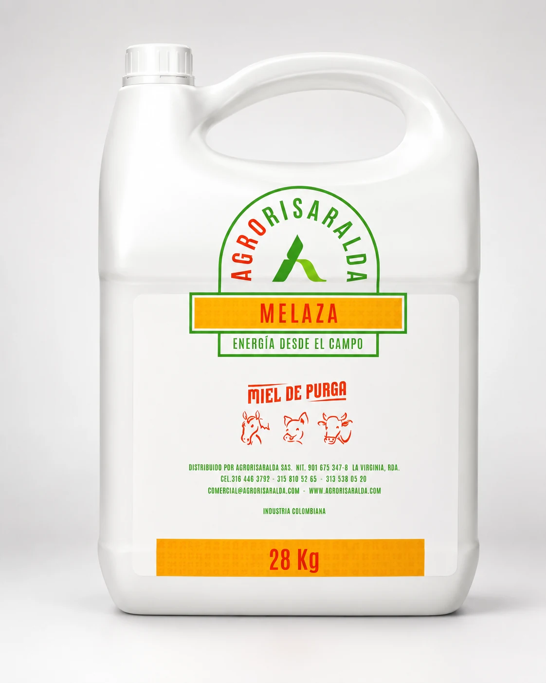 Melaza Miel de purga Agro Risaralda 28 kg