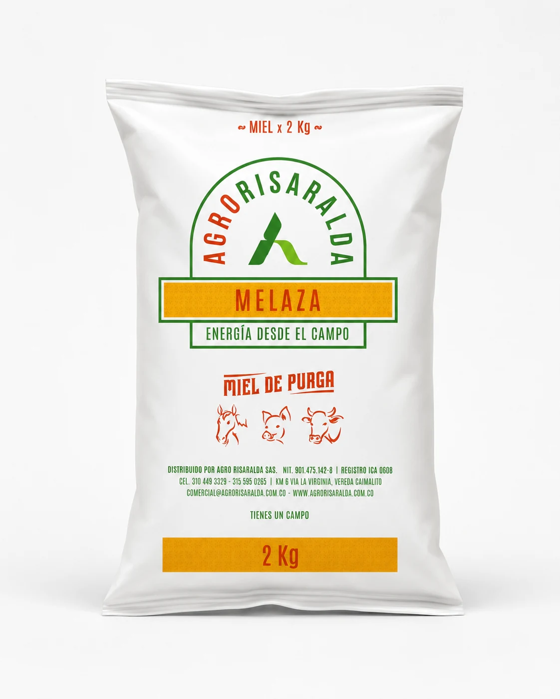 Melaza Miel de purga Agro Risaralda 2 kg