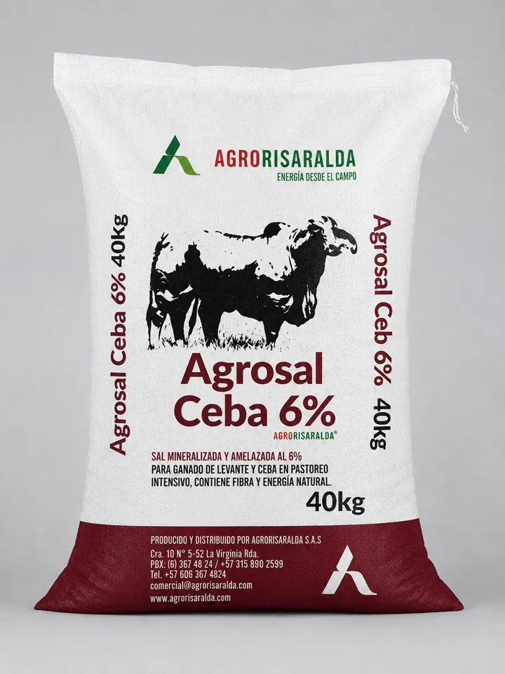 Empaque de Agrosal Ceba 6%, 40 kg